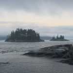 Inseln in Nebelstimmung vor Vancouver Island